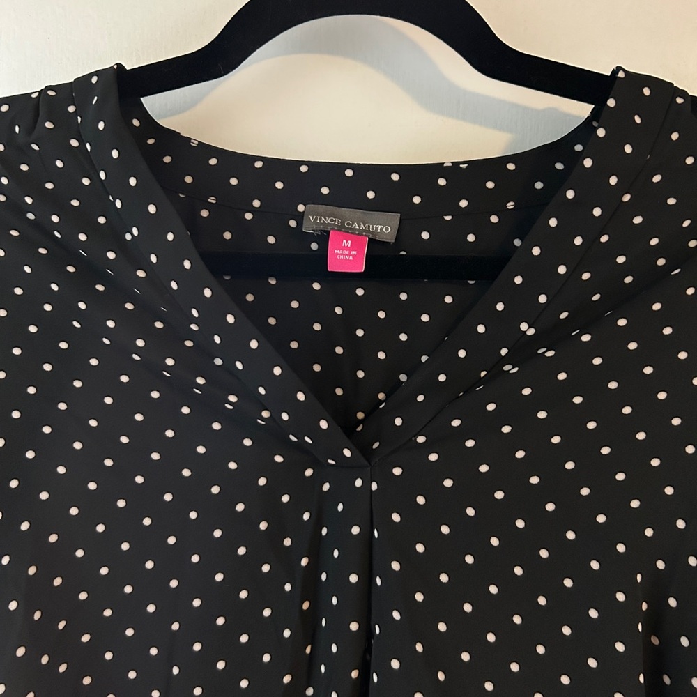 Vince Camuto Polka Dot Blouse